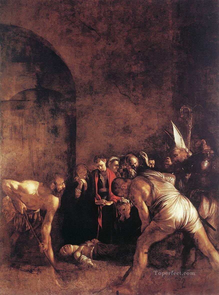 Burial of St Lucy Caravaggio Oil Paintings